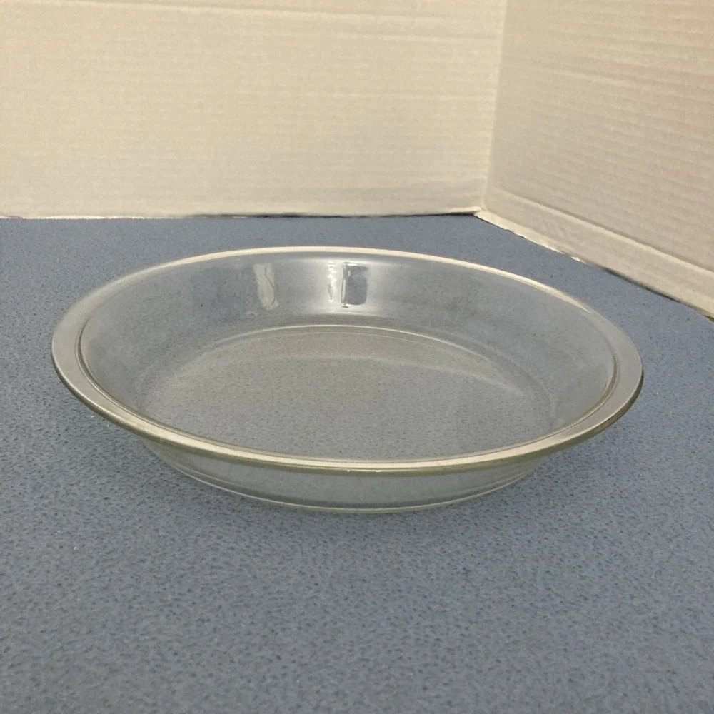 VTG PYREX #210 Clear Glass (Square Backstamp) 25 cm (11